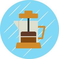 koffie druk op vector icoon ontwerp