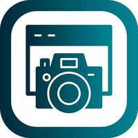 camera website vector icoon ontwerp