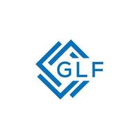 glf brief logo ontwerp Aan wit achtergrond. glf creatief cirkel brief logo concept. glf brief ontwerp. vector