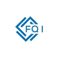 fqi brief logo ontwerp Aan wit achtergrond. fqi creatief cirkel brief logo concept. fqi brief ontwerp. vector