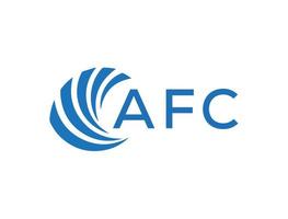 afc abstract bedrijf groei logo ontwerp Aan wit achtergrond. afc creatief initialen brief logo concept. vector