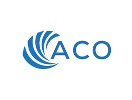 aco abstract bedrijf groei logo ontwerp Aan wit achtergrond. aco creatief initialen brief logo concept. vector