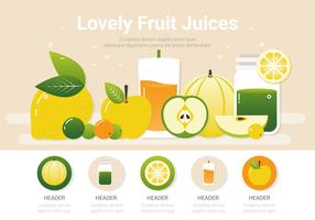 Vector verse gezonde smoothies