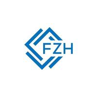 fzh brief ontwerp.fzh brief logo ontwerp Aan wit achtergrond. fzh creatief cirkel brief logo concept. fzh brief ontwerp. vector