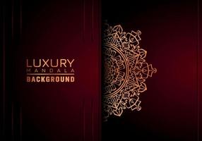 luxe sier- mandala achtergrond, arabesk stijl vector