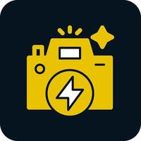 flash camera vector icoon ontwerp