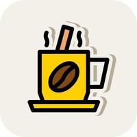 koffie menging vector icoon ontwerp