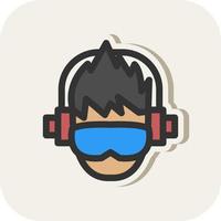 gamer vector icoon ontwerp