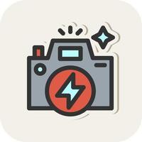 flash camera vector icoon ontwerp