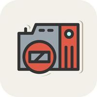 spiegelloos camera vector icoon ontwerp