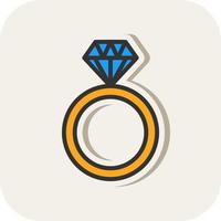 diamant ring vector icoon ontwerp