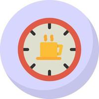 koffie tijd vector icoon ontwerp