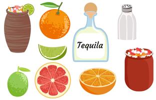 Cantarito Cocktail vector