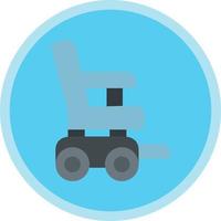 automatisch rolstoel vector icoon ontwerp
