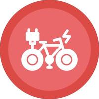elektrisch fiets vector icoon ontwerp