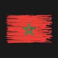 marokko vlag penseelstreken vector