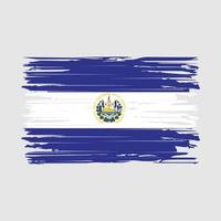 el salvador vlag penseelstreken vector