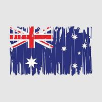 Australië vlag borstel vector illustratie