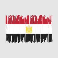 Egypte vlag borstel vector illustratie