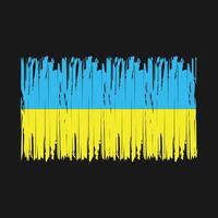 oekraïne vlag borstel vector