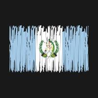 vlagborstel van guatemala vector