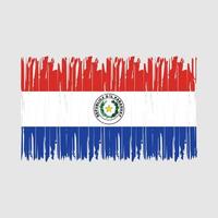 vlagborstel van paraguay vector
