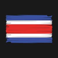 vlag van costa rica vector