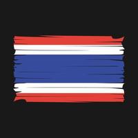 vlag van thailand vector