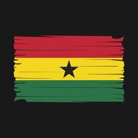 vlag van ghana vector