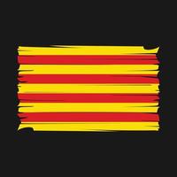 vlag van catalonië vector