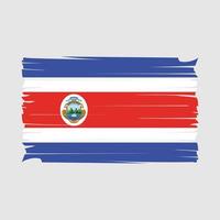 vlag van costa rica vector