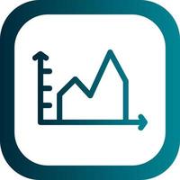 gevulde diagram vector icoon ontwerp