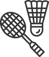 badminton vector icoon ontwerp