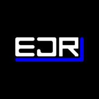 ejr brief logo creatief ontwerp met vector grafisch, ejr gemakkelijk en modern logo.