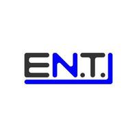 ent brief logo creatief ontwerp met vector grafisch, ent gemakkelijk en modern logo.