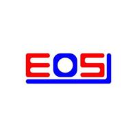 Eos brief logo creatief ontwerp met vector grafisch, Eos gemakkelijk en modern logo.