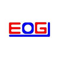 eog brief logo creatief ontwerp met vector grafisch, eog gemakkelijk en modern logo.