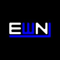 ewn brief logo creatief ontwerp met vector grafisch, ewn gemakkelijk en modern logo.