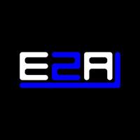 eza brief logo creatief ontwerp met vector grafisch, eza gemakkelijk en modern logo.
