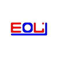 eol brief logo creatief ontwerp met vector grafisch, eol gemakkelijk en modern logo.