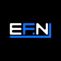 efn brief logo creatief ontwerp met vector grafisch, efn gemakkelijk en modern logo.