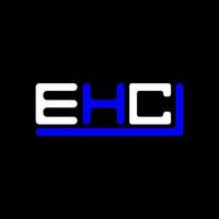 ehc brief logo creatief ontwerp met vector grafisch, ehc gemakkelijk en modern logo.