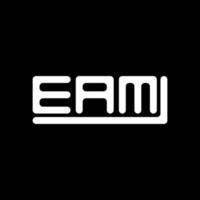 eam brief logo creatief ontwerp met vector grafisch, eam gemakkelijk en modern logo.