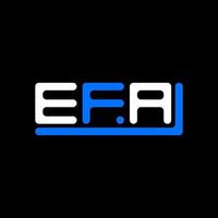 efa brief logo creatief ontwerp met vector grafisch, efa gemakkelijk en modern logo.