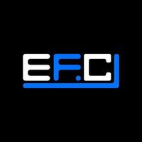 e FC brief logo creatief ontwerp met vector grafisch, e FC gemakkelijk en modern logo.