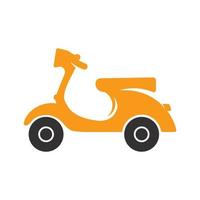 wijnoogst scooter vector illustratie ontwerp. scooter illustratie Aan wit achtergrond.