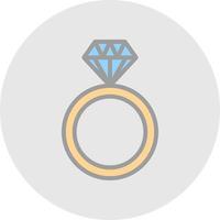 diamant ring vector icoon ontwerp