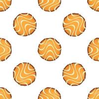 patroon eigengemaakt koekje verschillend smaak in gebakje biscuit vector