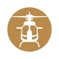 helikopter icoon logo ontwerp vector