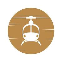 helikopter icoon logo ontwerp vector